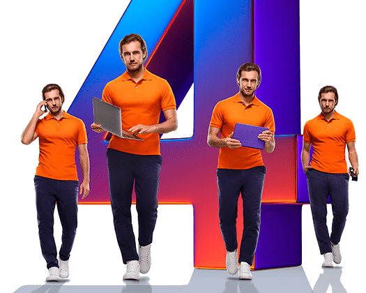 Великолепная четверка Ростелеком в деревня Макоедово (Псковская область)